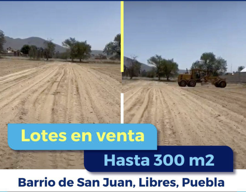comprar un terreno en Libres, Puebla